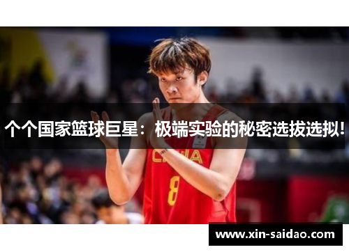 个个国家篮球巨星：极端实验的秘密选拔选拟!