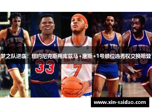 梦之队逆袭：纽约尼克斯用库兹马+唐斯+1号顺位选秀权交换哈登